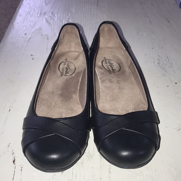 BOGO / LifeStride Black Flats - 6 Women's W (Wide) - Picture 6 of 6